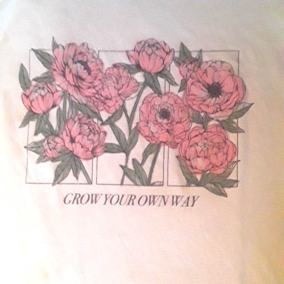 🖤Womens floral inspirational tank top size large - Picture 4 of 6